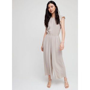 Aritzia Wilfred Fleurette Ruffled Wide-Leg Jumpsuit